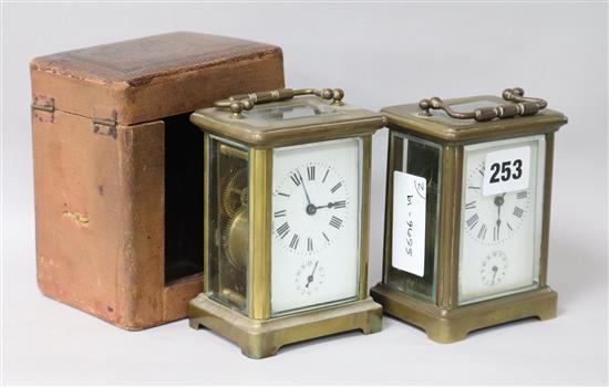 Two carriage timepieces